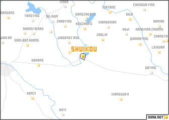 map of Shuikou