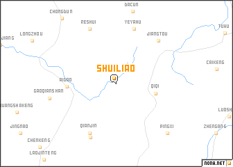 map of Shuiliao