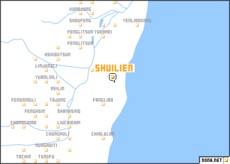 map of Shui-lien