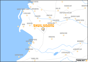 map of Shuiliudong