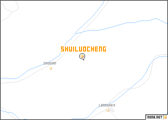 map of Shuiluocheng