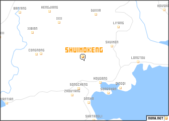 map of Shuimokeng