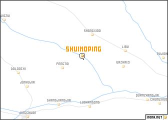 map of Shuimoping