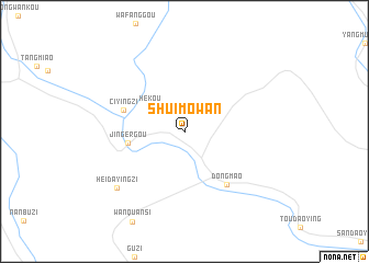 map of Shuimowan