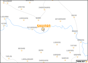 map of Shuinan