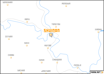 map of Shuinan