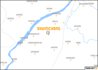 map of Shuinichang