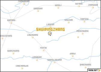 map of Shuipingzhang