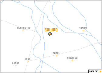 map of Shuipo