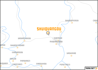 map of Shuiquangou