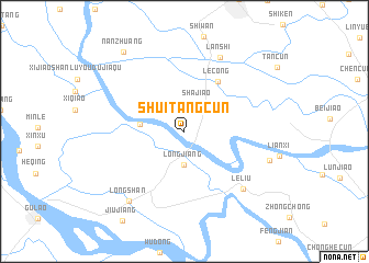 map of Shuitangcun