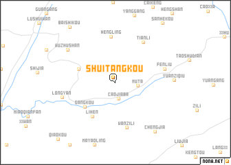 map of Shuitangkou