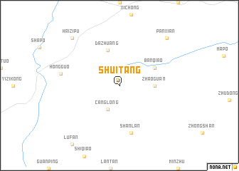 map of Shuitang