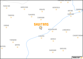 map of Shuitang