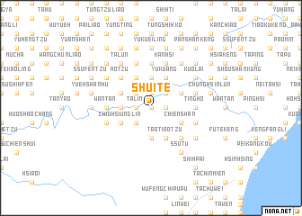 map of Shui-te