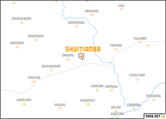 map of Shuitianba