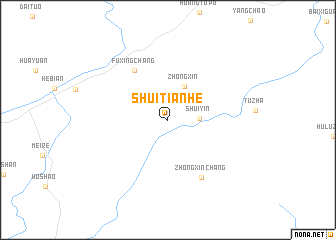 map of Shuitianhe
