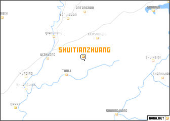 map of Shuitianzhuang