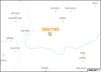 map of Shuitian