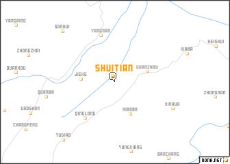 map of Shuitian