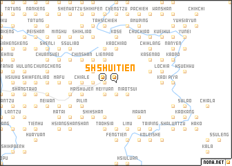 map of Shui-t\