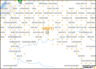 map of Shui-ti