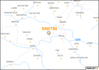 map of Shuitou