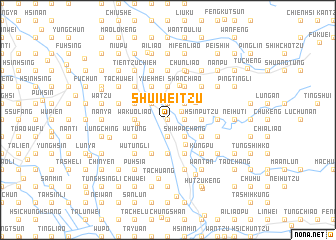 map of Shui-wei-tzu