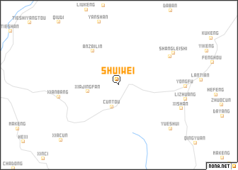 map of Shuiwei
