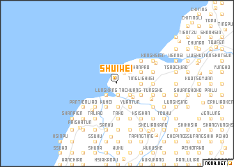 map of Shui-wei