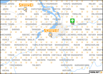 map of Shui-wei