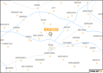 map of Shuixiu