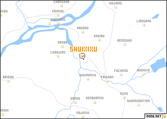 map of Shuixixu