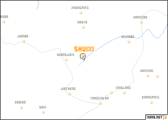 map of Shuixi