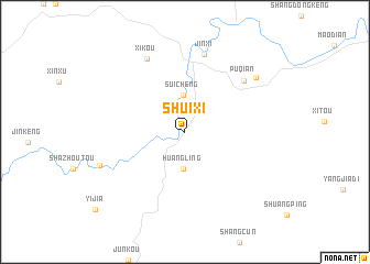 map of Shuixi