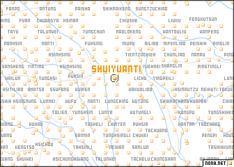 map of Shui-yüan-ti