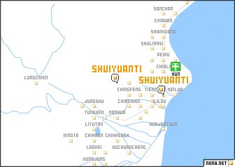 map of Shui-yüan-ti