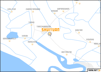 map of Shuiyuan