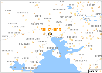 map of Shuizhang