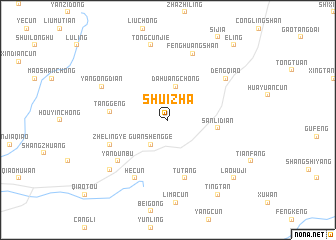 map of Shuizha