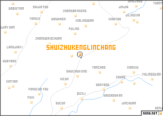 map of Shuizhukeng Linchang