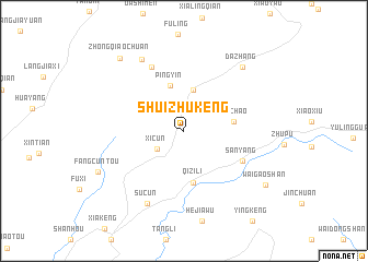 map of Shuizhukeng