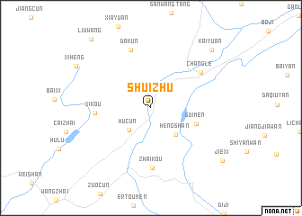 map of Shuizhu