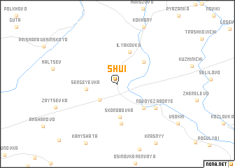 map of Shui