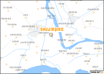 map of Shujiaqiao