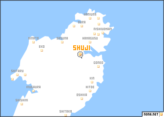 map of Shūji