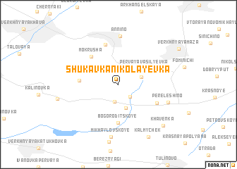 map of Shukavka-Nikolayevka