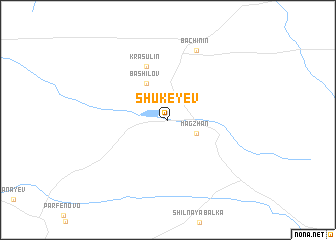 map of Shukeyev