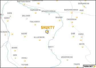 map of Shukty