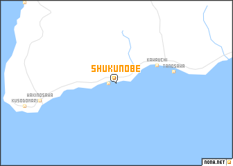 map of Shukunobe